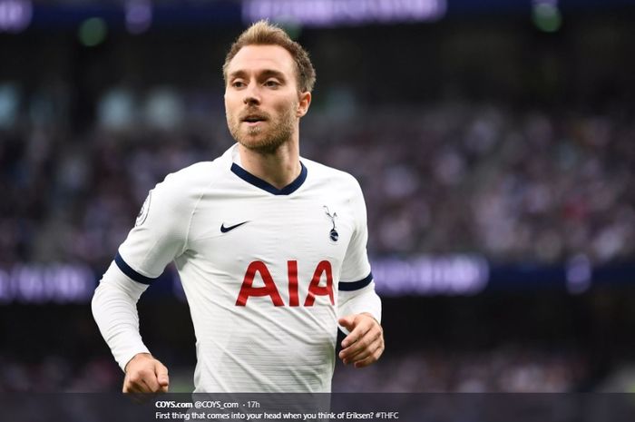 Gelandang serang milik Tottenham Hotspur, Christian Eriksen.