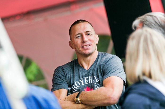 Mantan petarung mixed martial arts, Georges St-Pierre.