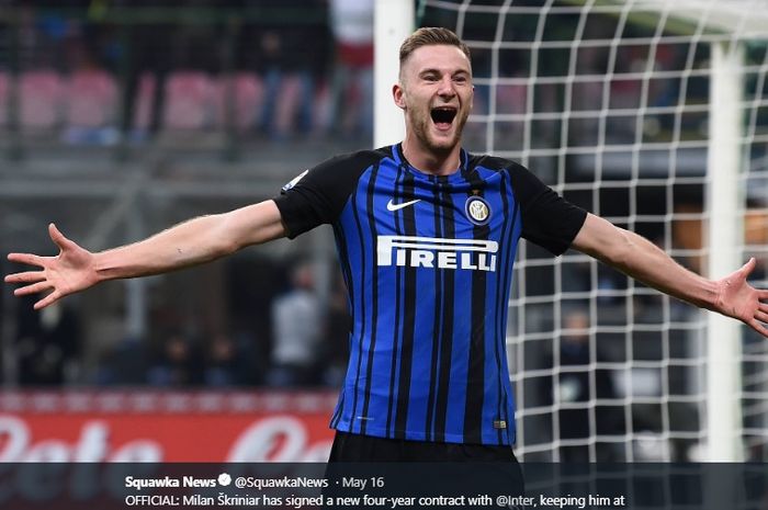 Bek tengah Inter Milan, Milan Skriniar.