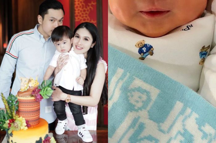 Kolase Sandra Dewi dengan suami dan kedua anaknya