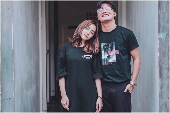 Rizky Febian dan sang kekasih 