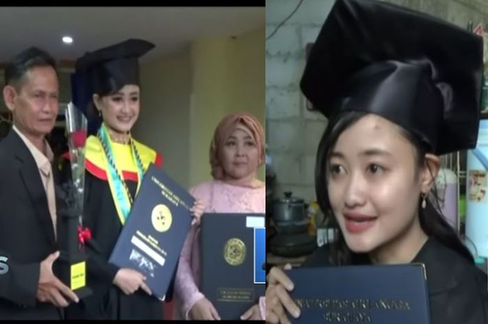 Noviana, gadis pengamen yang lulus jadi mahasiswi terbaik Universitas Airlangga