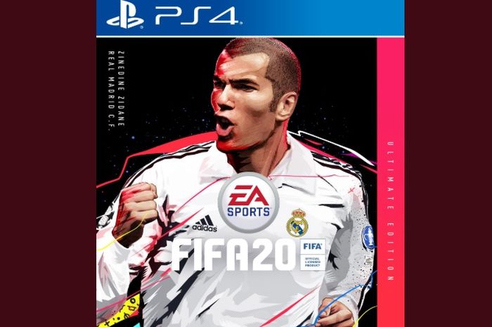 Zinedine Zidane menjadi cover dalam game FIFA 20 edisi ultimate