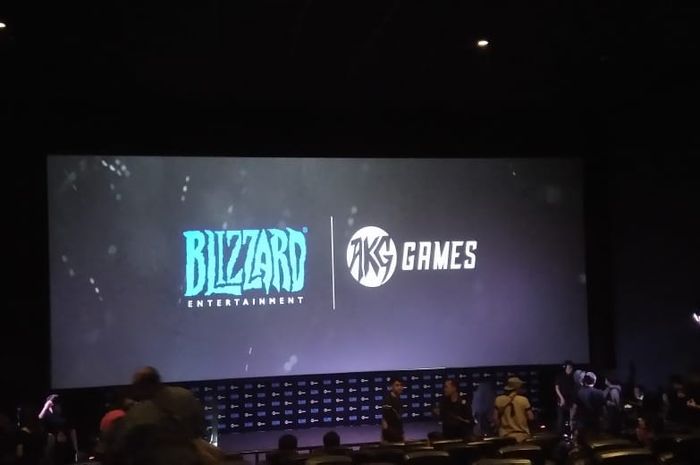 Acara peresmian kerja sama Blizzard Entertainment dan AKG Games di Jakarta, Kamis (12/9/2019).