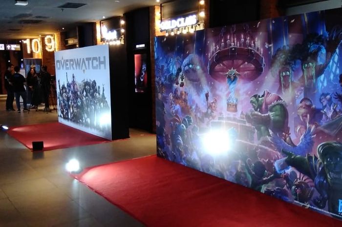 Acara peresmian kerja sama Blizzard Entertainment dan AKG Games di Jakarta, Kamis (12/9/2019).