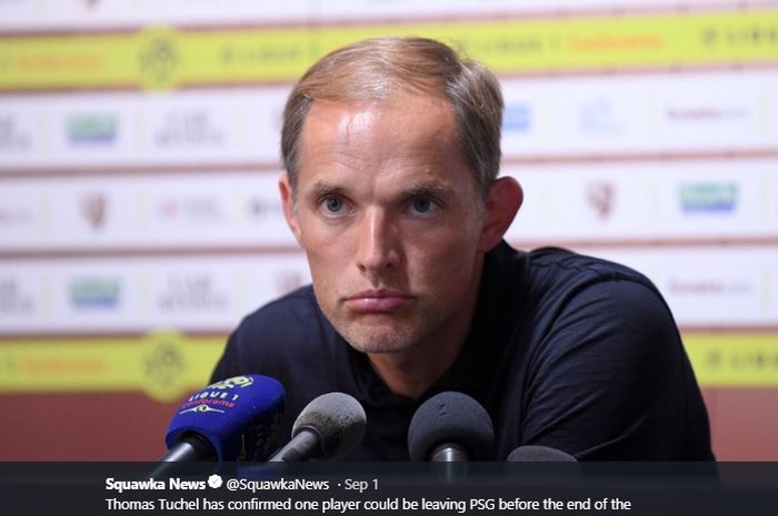 Pelatih Paris Saint-Germain, Thomas Tuchel.