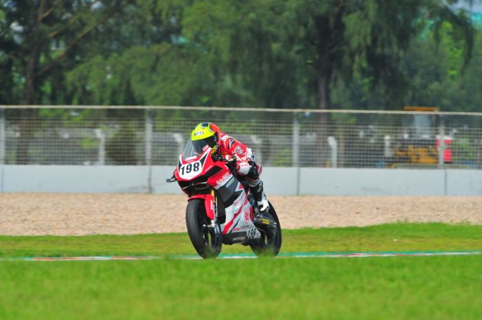 Pembalap Astra Honda Racing Motor, Ahwin Sanjaya