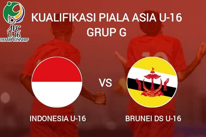 Timnas U-16 Indonesia meladeni Timnas U-16 Brunei.