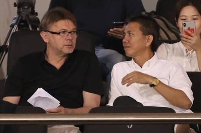 Pelatih timnas U-19 Vietnam, Philippe Troussier dalam sebuah kesempatan di Hanoi pada Mei 2019.