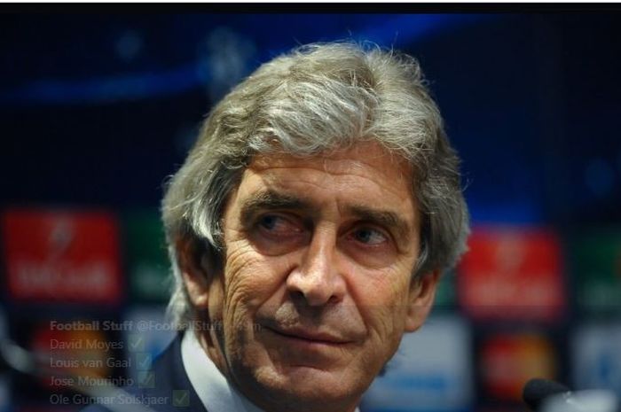 Pelatih West Ham United, Manuel Pellegrini.