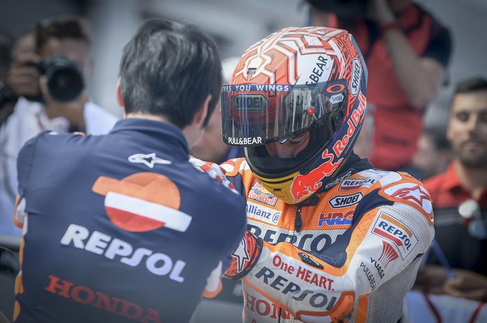 Pembalap Repsol Honda, Marc Marquez