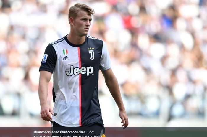 Bek tengah Juventus, Matthijs de Ligt.