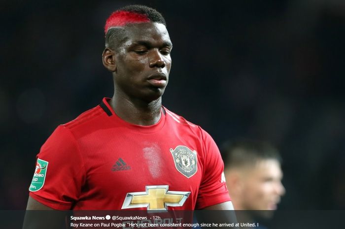 Gelandang tengah Manchester United, Paul Pogba.