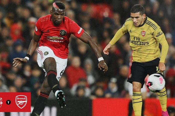 Paul Pogba (kiri) Saat Melawan Arsenal