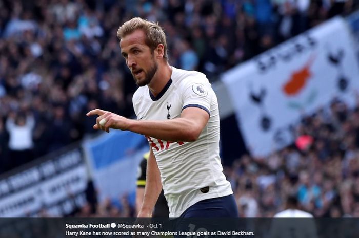 Penyerang Tottenham Hotspur, Harry Kane.