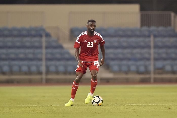 Gelandang timnas Uni Emirat Arab (UEA), Ahmed Barman.