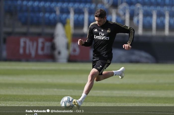 Pemain Real Madrid berjulukan Si Burung Kecil, Federico (Fede) Valverde