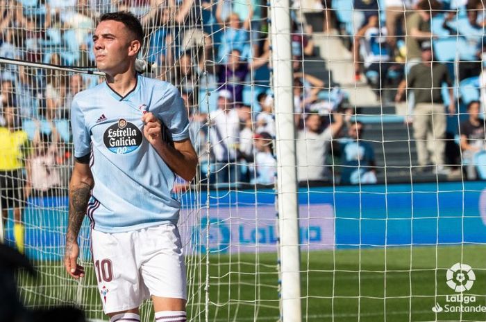 Penyerang Celta Vigo, Iago Aspas.