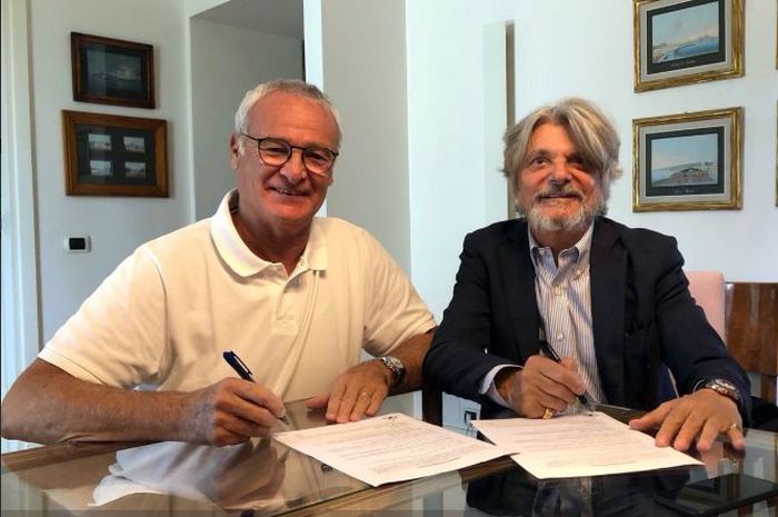 Pelatih baru Sampdoria, Claudio Ranieri.