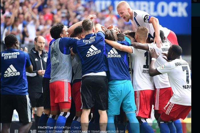 Para pemain Hamburger SV.