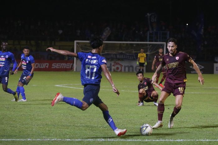 PSM berhasil mengalahkan Arema FC 6-2 dalam laga tunda pekan kelima Liga 1 2019 di Stadion Andi Mattalatta, Rabu (16/10/2019).