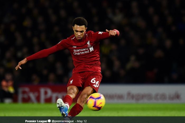 Bek kanan Liverpool, Trent Alexander-Arnold.