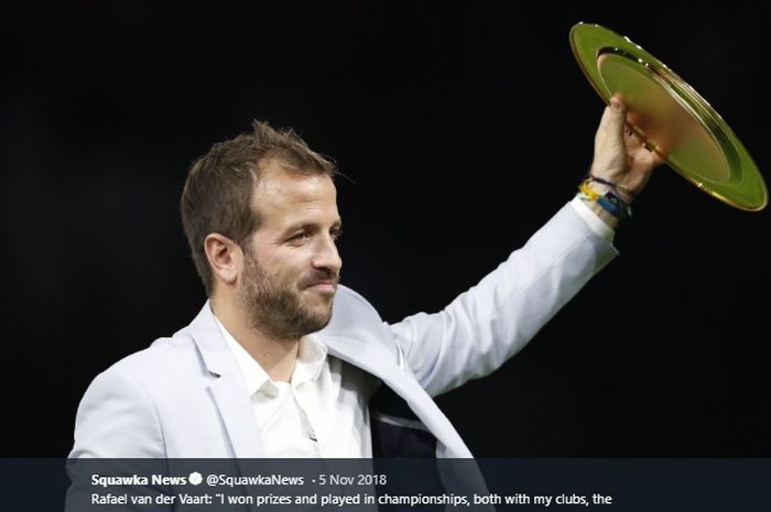 Eks pemain timnas Belanda, Rafael van der Vaart.