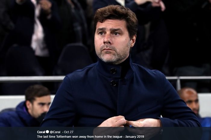 Pelatih Tottenham Hotspur, Mauricio Pochettino.