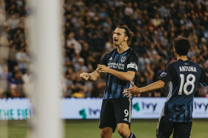 Penyerang LA Galaxy, Zlatan Ibrahimovic