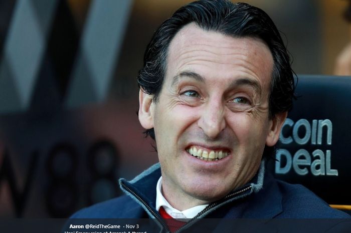 Pelatih Arsenal, Unai Emery.