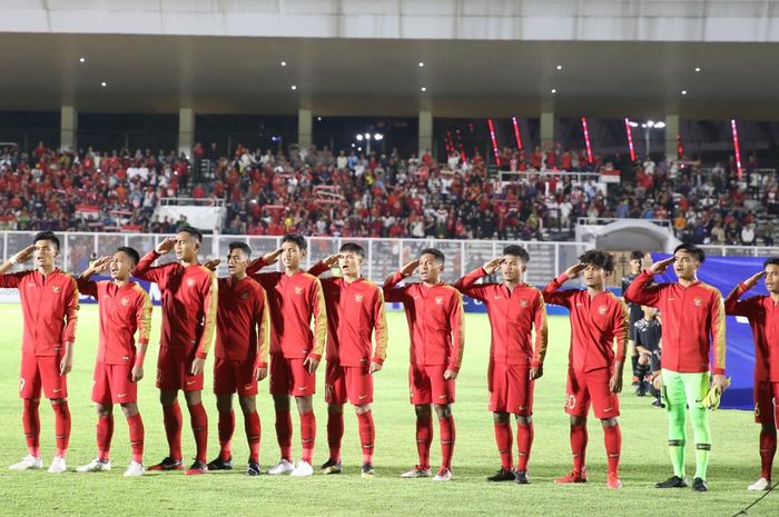 Skuat Timnas U-19 Indonesia pada Kualifikasi Piala Asia U-19 2020.