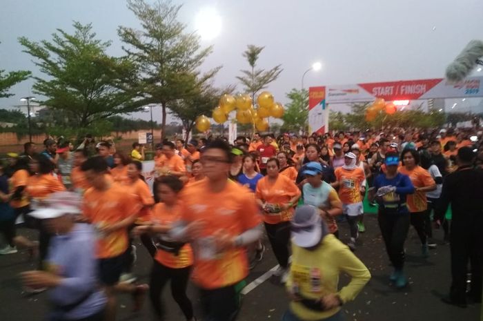 Ajang lari tahunan Danamon Run 2019 yang merupakan edisi ketiga berlangsung pada Minggu (9/11/2019) di ICE, BSD Tangerang.