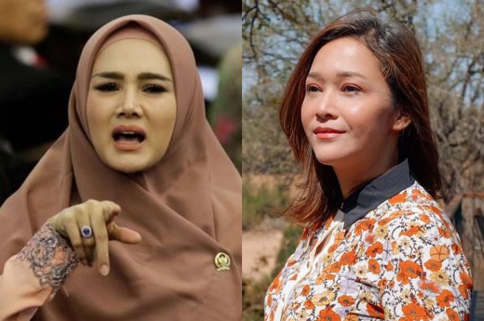 Di saat Mulan Jameela pamer piagam tanda jasa sang Ayah yang bertandatangan Soekarno, Maia Estianty terima penghargaan pahlawan guru Soekarno.