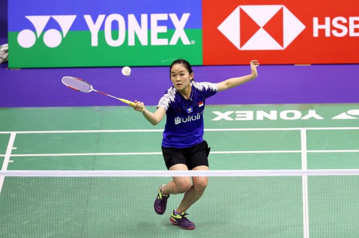 Ruselli Hartawan saat bertanding di turnamen Hong Kong Open 2019