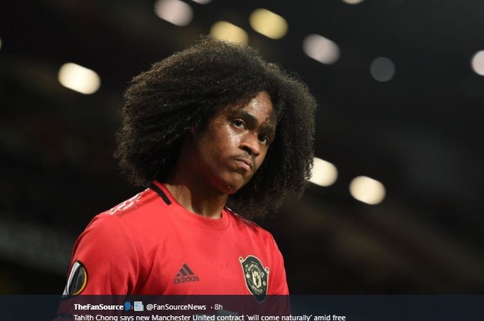 Pemain muda Manchester United, Tahith Chong.