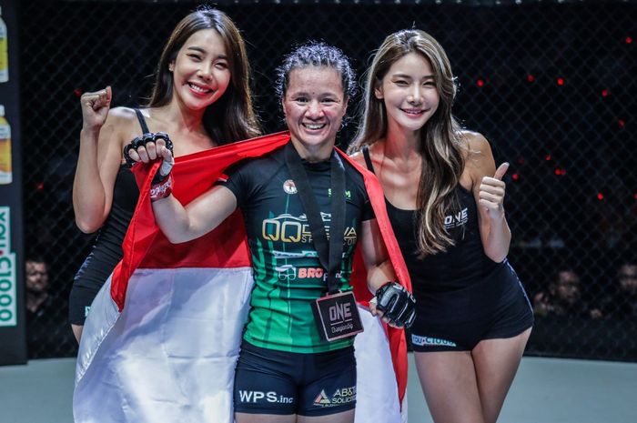 Atlet ONE Championship asal Indonesia, Priscilla Hertati Lumban Gaol.