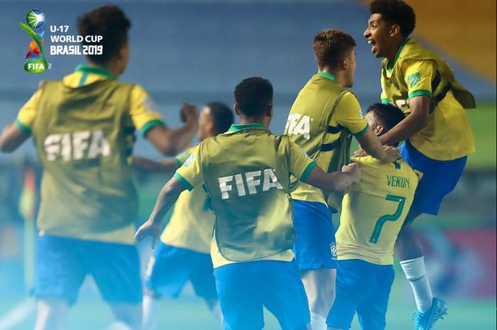 Timnas Brasil maju ke final Piala Dunia U-17 2019 untuk menghadapi Meksiko.