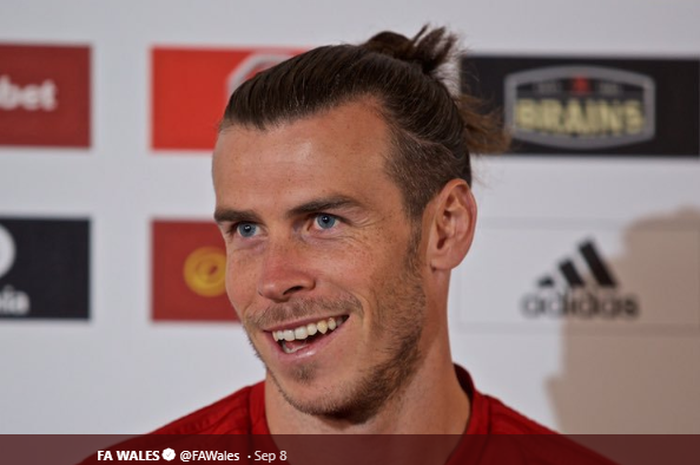 Pemain tim nasional Wales dan Real Madrid, Gareth Bale.