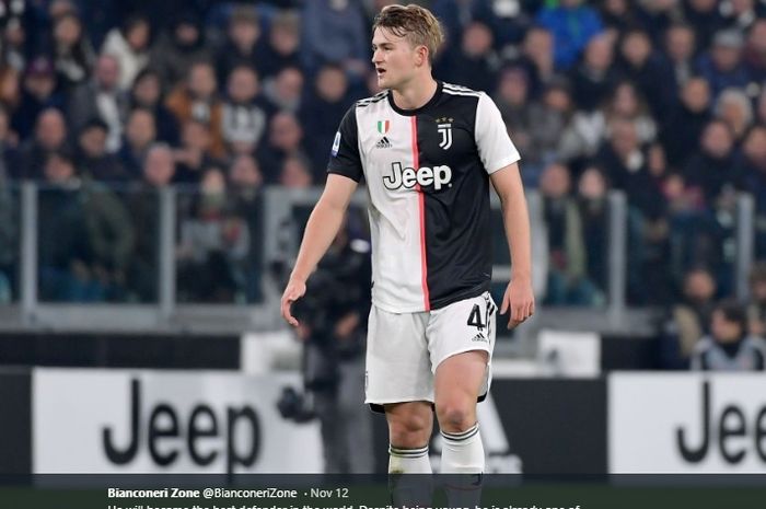 Bek tengah Juventus, Matthijs de Ligt.