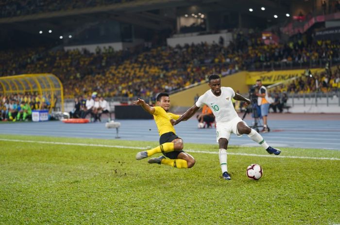 Malaysia Vs Timnas Indonesia di Kualifikasi PIala Dunia 2022 di Stadion Bukit Jalil, Kuala Lumpur, Selasa (19/11/2019).