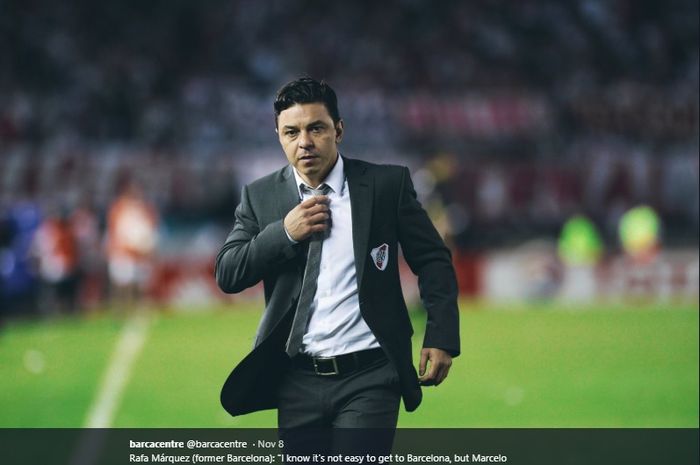 Pelatih River Plate, Marcelo Gallardo.