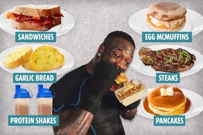 Makanan enak Deontay Wilder