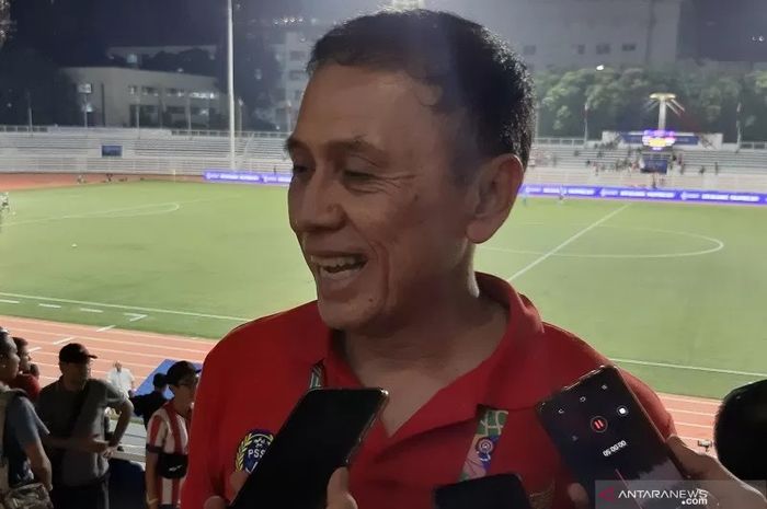 Ketua Umum PSSI, Mochamad Iriawan, saat ditemui di Stadion Rizal Memorial, Manila, Filipina pada Selasa (26/11/2019)