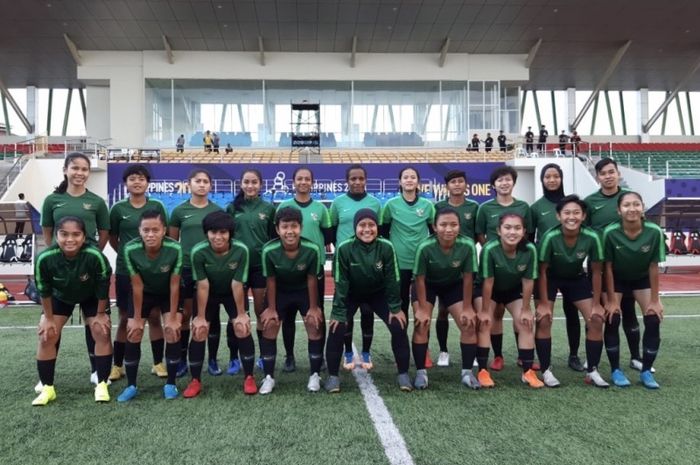 Skuad timnas putri Indonesia untuk SEA Games 2019 di Filipina.