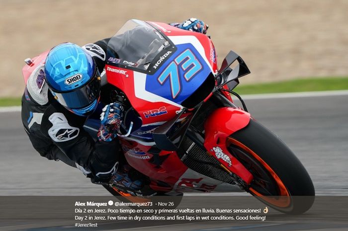 Pembalap Repsol Honda, Alex Marquez