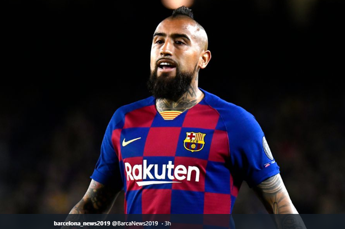 Gelandang Barcelona, Arturo Vidal