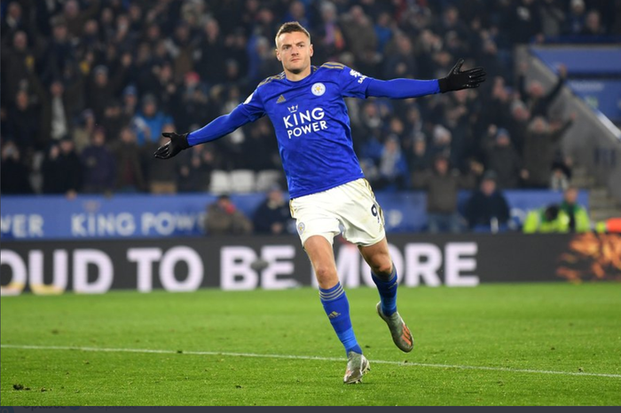 Striker Leicester City, Jamie Vardy.