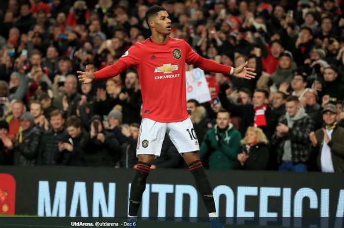 Penyerang muda Manchester United, Marcus Rashford.