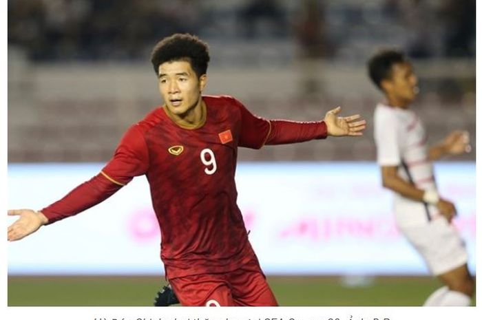 Penyerang timnas U-22 Vietnam, Ha Duc Chinh.