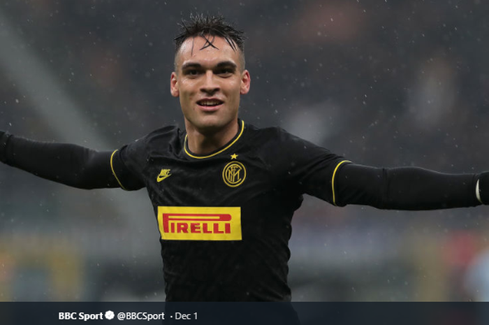 Striker Inter Milan yang sedang diburu oleh Barcelona, Lautaro Martinez.